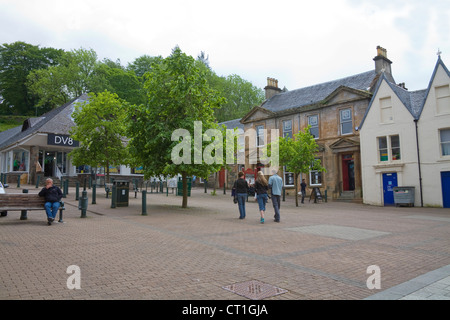 Fort William Inverness -Shire Western Highlands Scotland West Highland Museum in pedestrianised square on High Street Stock Photo