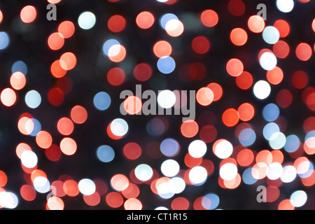 abstract background of defocused christmas light Stock Photo