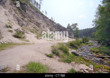 Arshan, Tunkinsky District, Republic of Buryatia, Siberia, Russian Federation Stock Photo