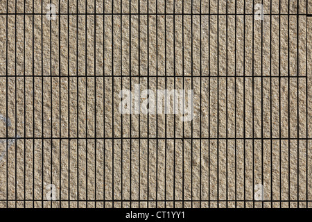 concrete modern wall regular pattern Stock Photo