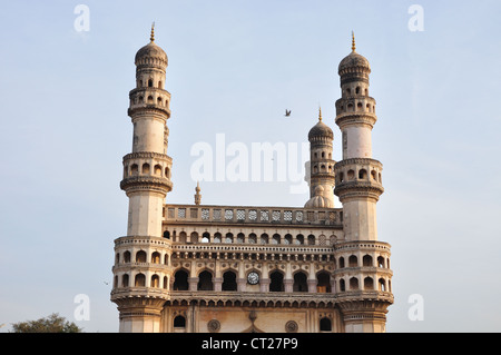 Charminar, Global Towers in Hyderabad, India Stock Photo