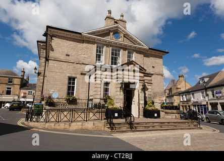 Wetherby Town Hall, built in 1845, the building housed the town's magistrates court until 1962. Stock Photo