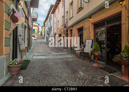 Europe Italy, Piedmont, Langhe Province of Cuneo La Morra The Village Stock Photo