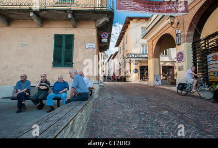 Europe Italy, Piedmont, Langhe Province of Cuneo La Morra The Village Stock Photo