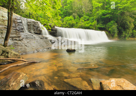 Hooker Falls, DuPont State Forest, Brevard, North Carolina, USA Stock Photo
