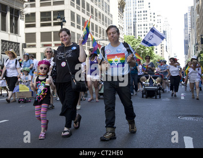 2012 Gay Pride Parade on 5th Avenue in New York City. Stock Photo