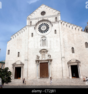 Cathedral of St Sabinus in Bari old town on Italy's Adriatic coastline Stock Photo