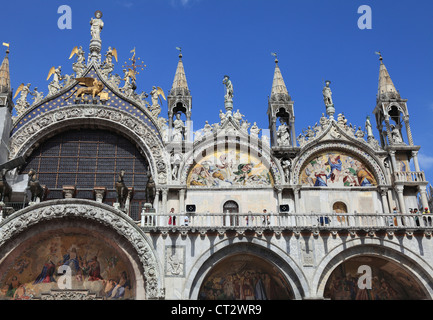 Details of St.Marks Basilica in Venice Italy Stock Photo