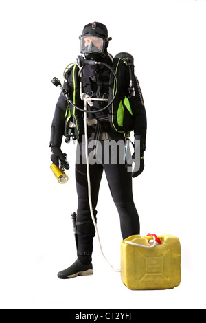 Fire rescue and recovery diver.