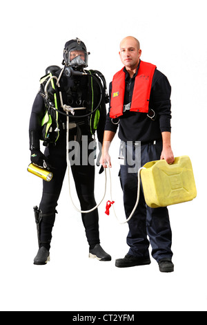 Fire rescue and recovery diver.