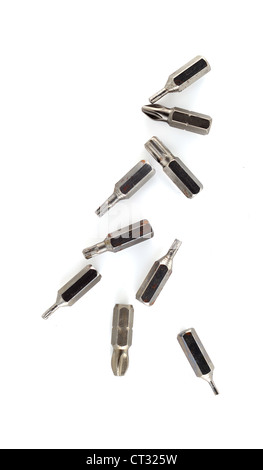 Screwdriver bits Stock Photo
