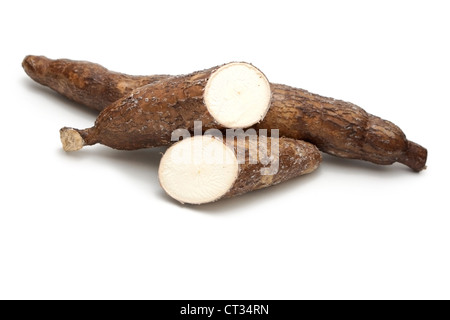 Cassava, Yuca, Mogo, Manioc, whole Stock Photo - Alamy