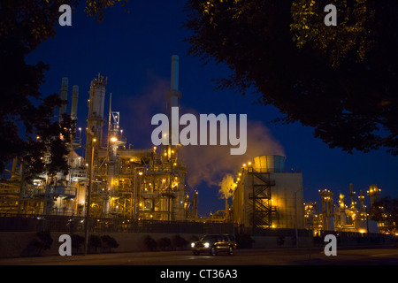 Wilmington, California - An oil refinery, operated by BP. Stock Photo