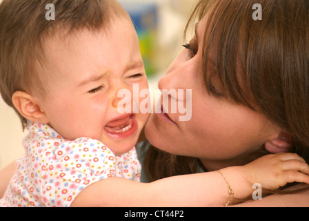 1-3 YEARS OLD BABY CRYING Stock Photo