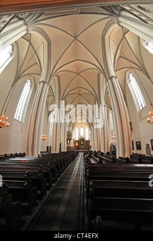 Berlin, Germany. Marienkirche / St Mary's Church (13-15thC) Interior. Stock Photo