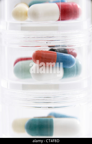 A CAPSULE-FORM DRUG Stock Photo