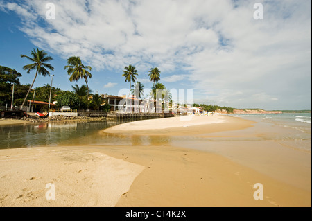 Brazil, Rio Grand do Norte, Praia da Pipa, tranquil beach scene Stock Photo