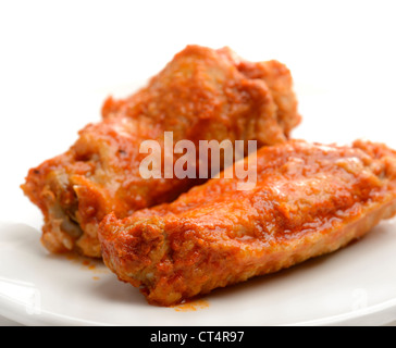 Buffalo Chicken Wings ,Close Up Stock Photo