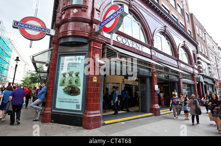 Covent Garden Tube Station, London, England, UK. Stock Photo