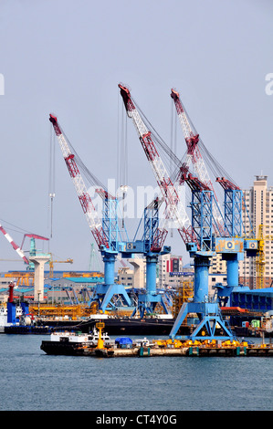 shipyard Busan South Korea Asia Stock Photo