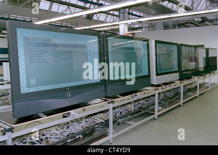 Production at the LOEWE AG Stock Photo