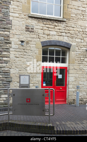 Exterior of the English Heritage National Monuments Record office, housed in the former Great Western Railway works in Swindon. Stock Photo