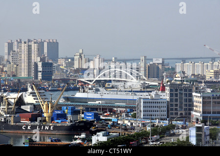 port Busan South Korea Asia Stock Photo