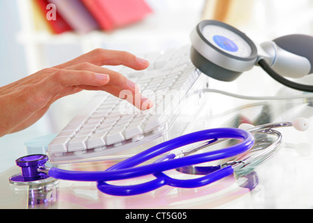 MEDICINE & COMPUTER SCIENCE Stock Photo