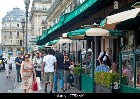 Paris France - Cafe de la Paix Stock Photo