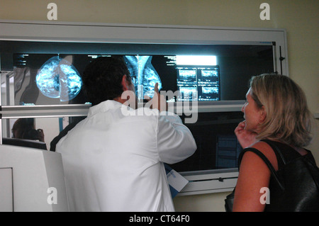 MAMMOGRAPHY RESULT Stock Photo