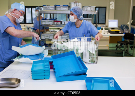 STERILIZATION OF MED. EQUIPMENT Stock Photo - Alamy