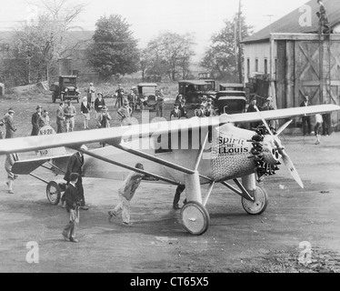 Charles Lindbergh's Spirit of St Louis, Long Island, New York Stock Photo