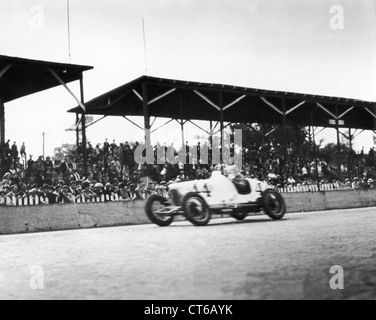 Vintage image of auto in race Stock Photo