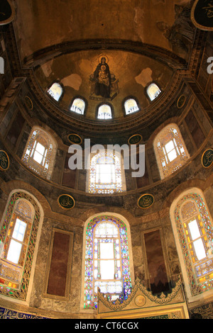 Eastern Apse, Hagia Sophia, Sultanahmet, Istanbul, Turkey Stock Photo