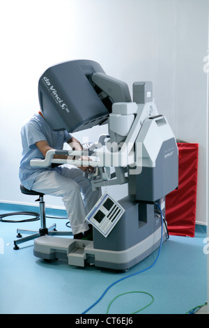 ROBOT-ASSISTED SURGERY Stock Photo