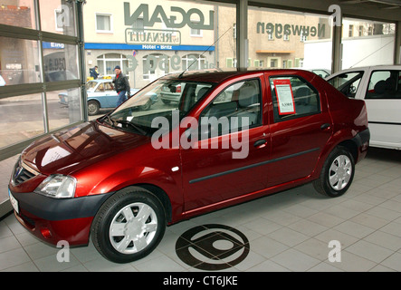 Berlin, Dacia Logan, cheap car from Romania Stock Photo