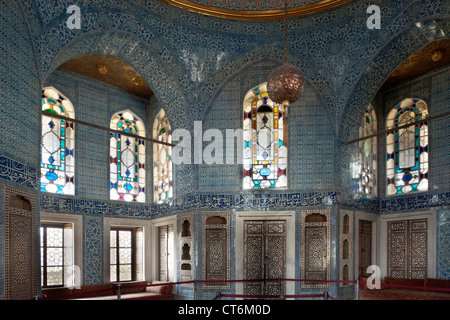 Türkei, Istanbul, Topkapi Saray, Vierter Hof, Bagdad Kiosk oder Bagdad Köskü, erbaut 1638 nach der Eroberung Bagdads durch Murad IV. Stock Photo