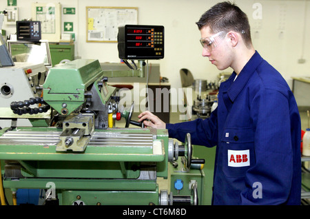 ABB training workshop Pankow Stock Photo