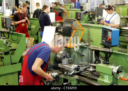 ABB training workshop Pankow Stock Photo