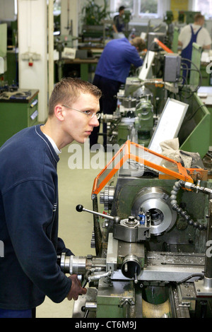 ABB training workshop Pankow Stock Photo