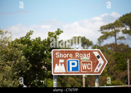 Tfp June Car Road signs at Sandbanks, Poole, Dorset UK in June Stock Photo - Alamy