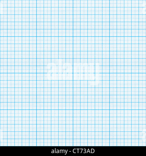 seamless blue graph paper pattern Stock Photo