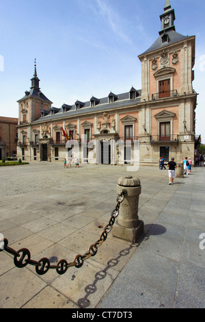 Spain, Madrid, Plaza de la Villa, Ayuntamiento, former City Hall, Stock Photo
