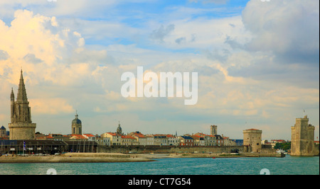 France, Poitou-Charentes, La Rochelle, skyline, Stock Photo