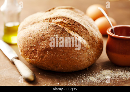 wholegrain bread Stock Photo