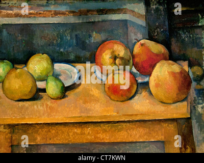 Still Life with Apples and Pears 1891 Paul Cézanne 1839 – 1906 France French Stock Photo