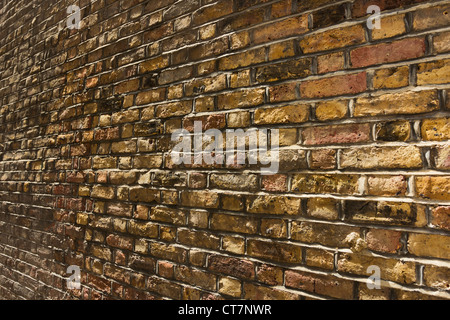 Old aged brick wall background Stock Photo