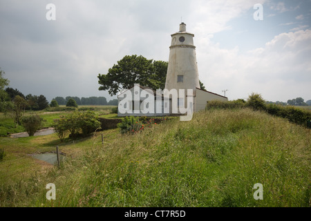 Sir Peter Scott's Lighthouse,Sutton Bridge,Lincolnshire. Stock Photo