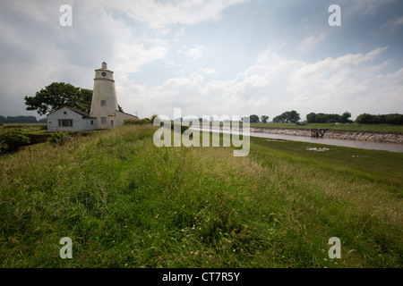 Sir Peter Scott's Lighthouse,Sutton Bridge,Lincolnshire. Stock Photo