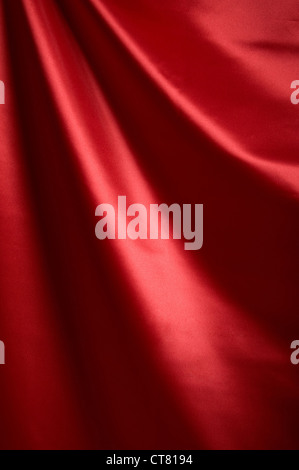 red silk background Stock Photo